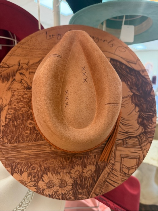 Accessories - Classic Western Felt Hat - Tan